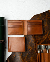 Levi Wallet – Woody Tan Leather Edition