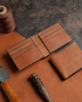 Adam - Reddish Brown Cow Leather - Ceylon Leather Crafts