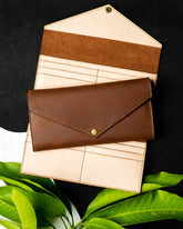 EZRA Wallet – Oil Pull - Up & Crust Calf Leather Edition - Ceylon Leather Crafts
