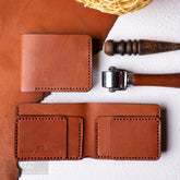 Hugo Reddish Brown - italian calf Cow Leather - Ceylon Leather Crafts