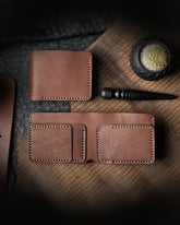 Hugo Wallet – Classic Brown Edition - Ceylon Leather Crafts