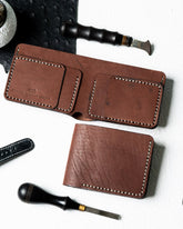 Hugo Wallet – Classic Brown Edition - Ceylon Leather Crafts