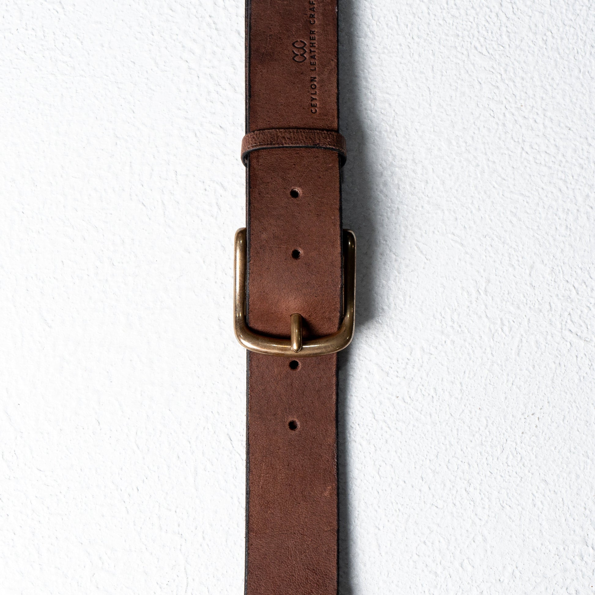 Abel Pure Leather Belts - Brass Buckle - Ceylon Leather Crafts