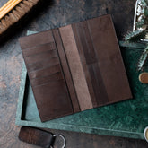 Caleb Vintage Brown - Goat Leather - Ceylon Leather Crafts