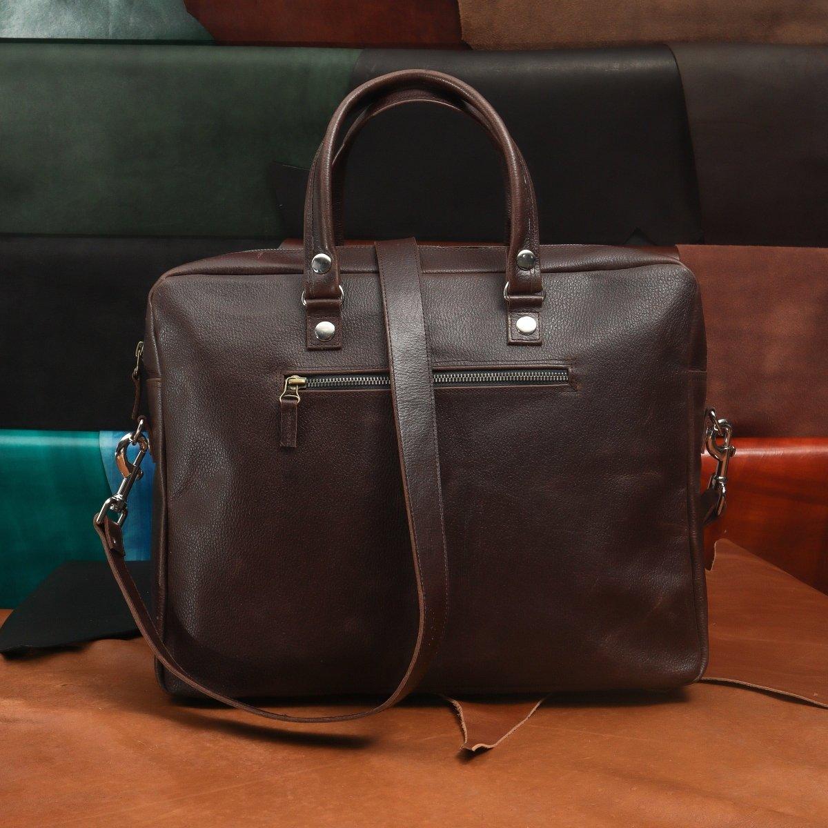 Jobe side bag - Vintage brown - Ceylon Leather Crafts