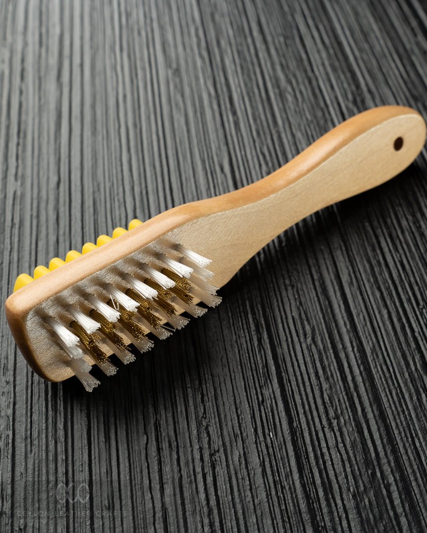 2 - in - 1 Suede &amp; Nubuck Cleaning Brush - Ceylon Leather Crafts
