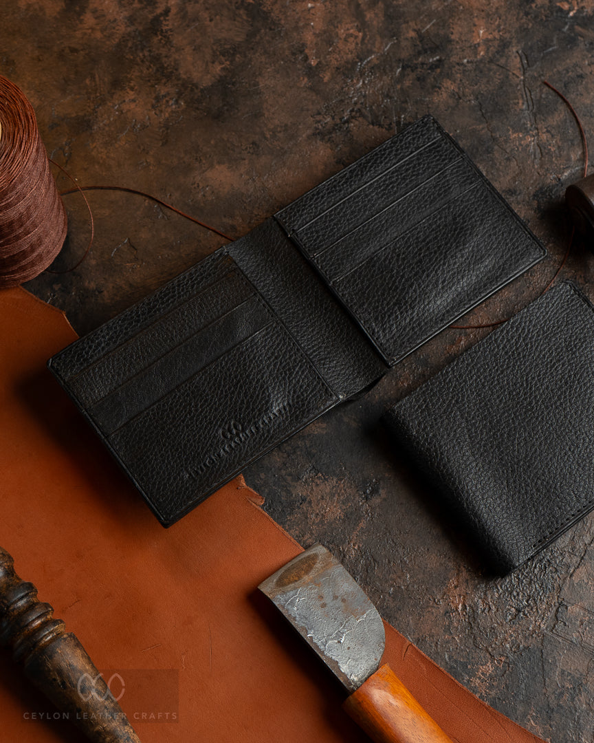 Adam Black - BR embossed cow Leather