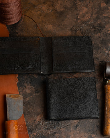 Adam Black - BR embossed cow Leather