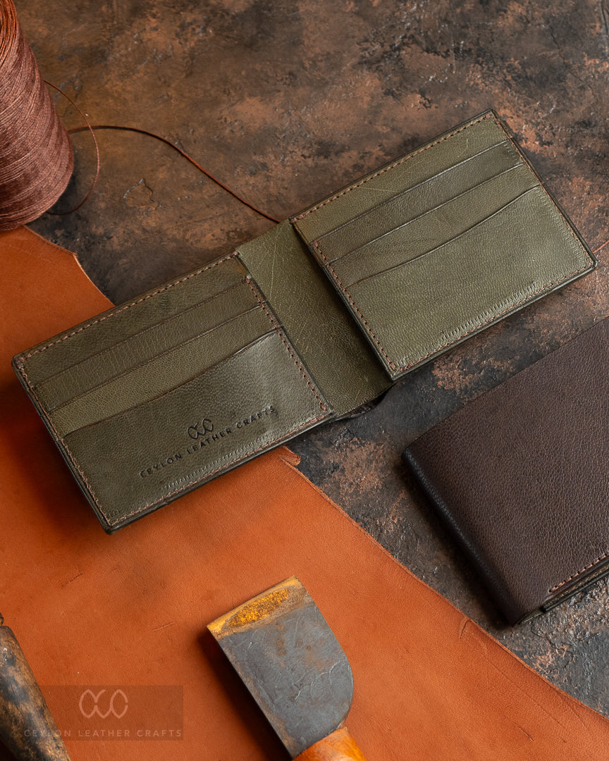 LEO Brown & Green - Goat Leather