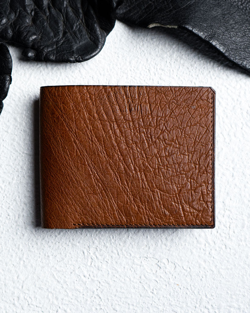 Ostrich Leather Bifold – Levi Edition