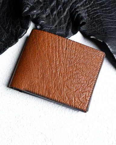 Ostrich Leather Bifold – Levi Edition