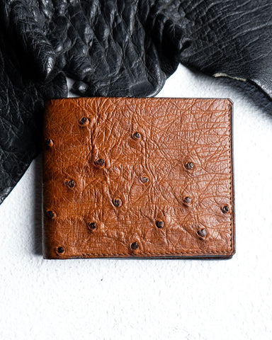 Ostrich Leather Bifold – Adam Edition