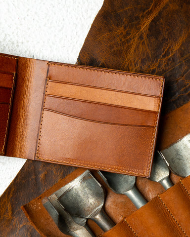 LEO Wallet – Woody Brown Leather Edition