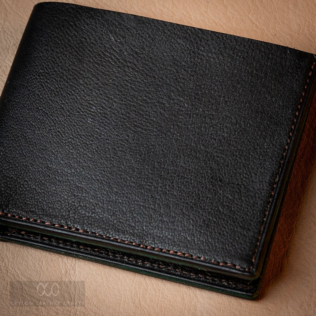 Adam - black and olive green - Ceylon Leather Crafts