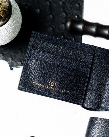Adam - Blue Cow BR Leather - Ceylon Leather Crafts