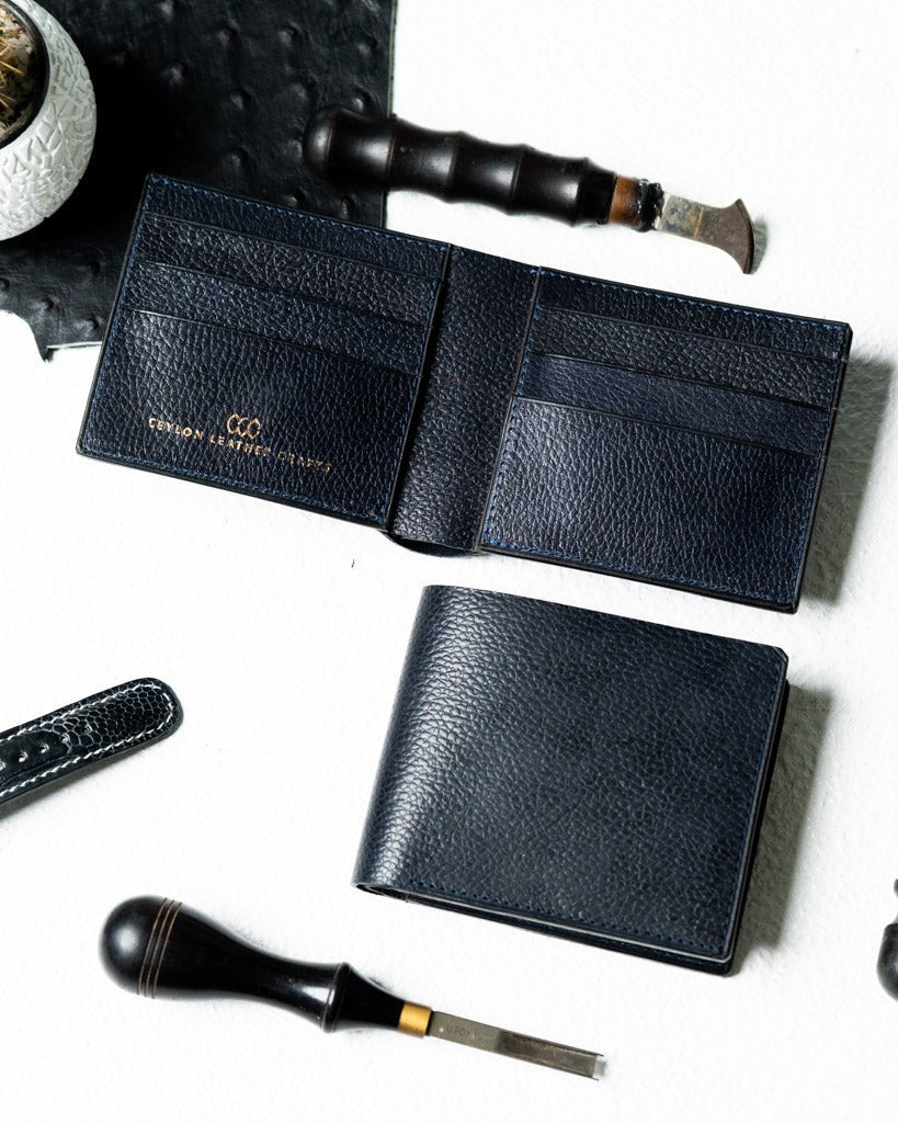 Adam - Blue Cow BR Leather - Ceylon Leather Crafts