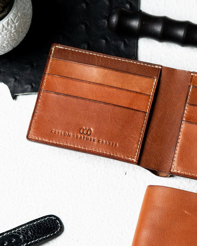 Adam Italian Calf Leather - white tread - Ceylon Leather Crafts