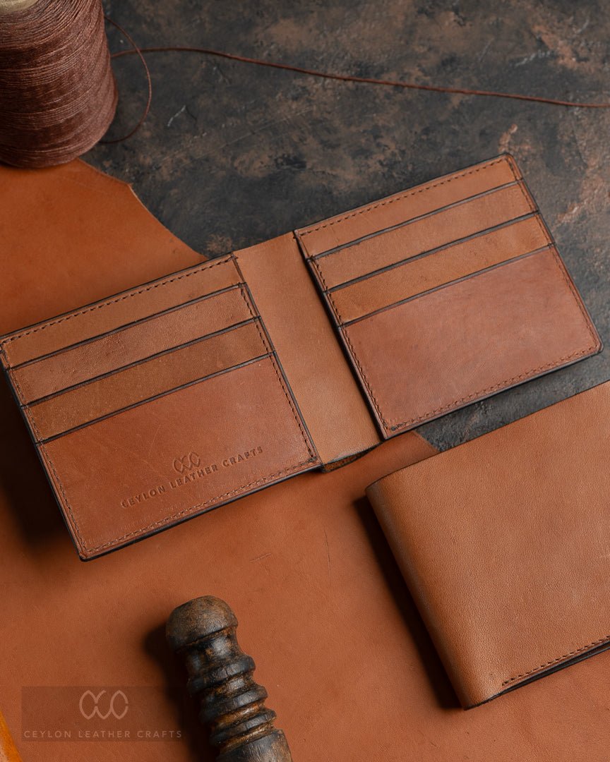 Adam - Reddish Brown Cow Leather - Ceylon Leather Crafts