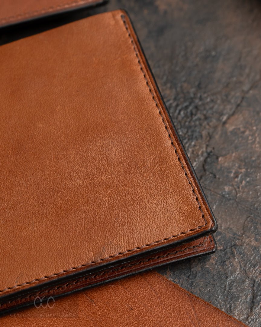 Adam - Reddish Brown Cow Leather - Ceylon Leather Crafts