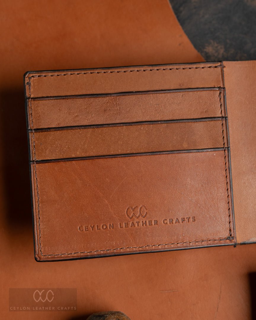 Adam - Reddish Brown Cow Leather - Ceylon Leather Crafts