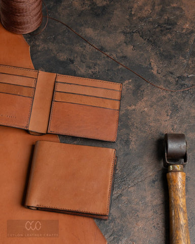 Adam - Reddish Brown Cow Leather - Ceylon Leather Crafts