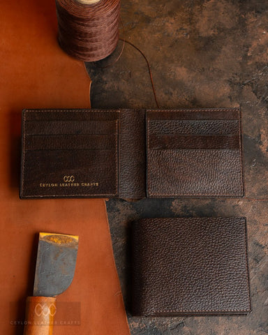 Adam - Vintage Brown Cow Leather - Ceylon Leather Crafts