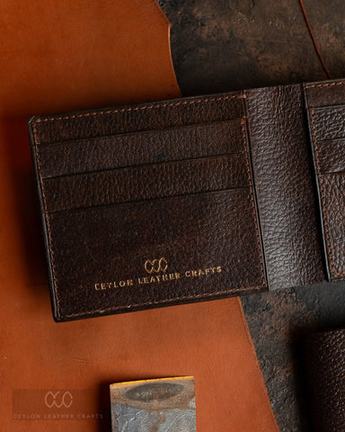 Adam - Vintage Brown Cow Leather - Ceylon Leather Crafts