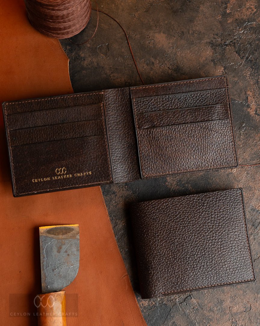 Adam - Vintage Brown Cow Leather - Ceylon Leather Crafts