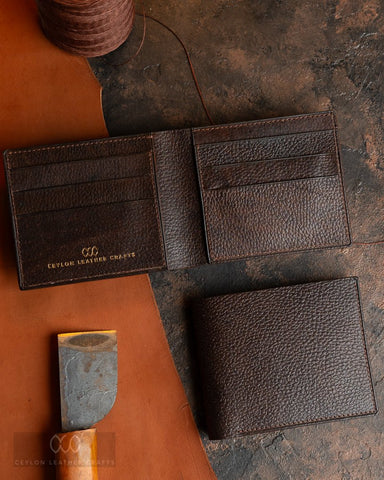 Adam - Vintage Brown Cow Leather - Ceylon Leather Crafts
