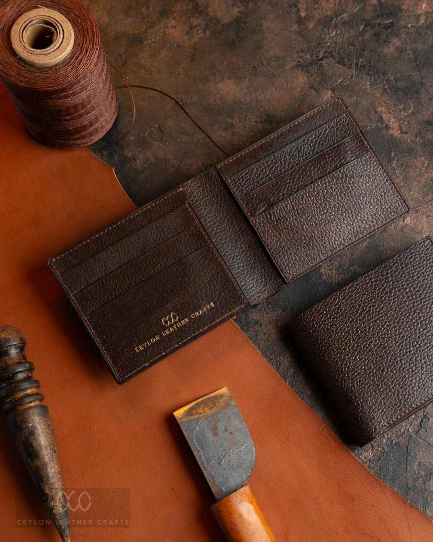 Adam - Vintage Brown Cow Leather - Ceylon Leather Crafts