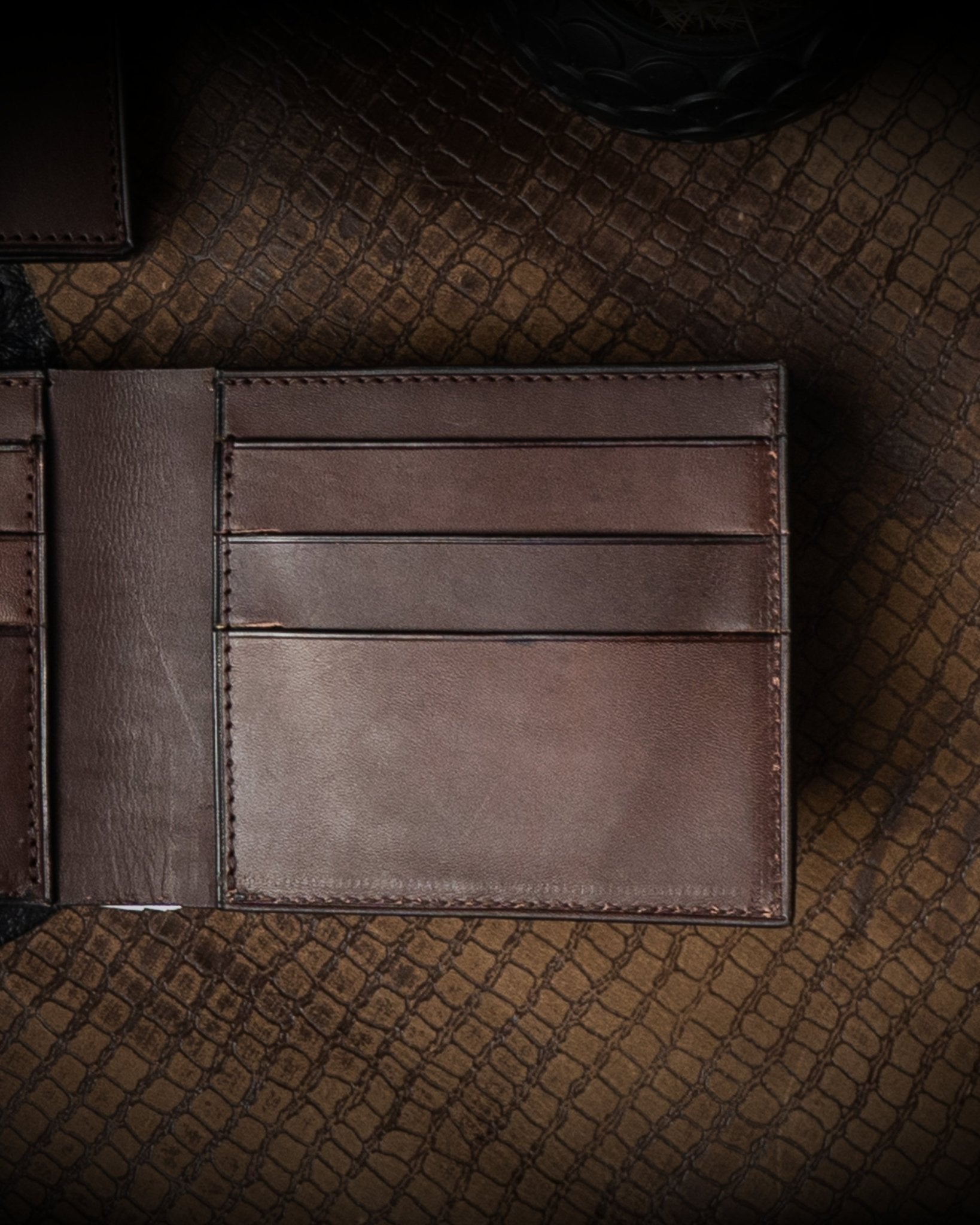 Adam Wallet – Ceylon Dark Brown Edition - Ceylon Leather Crafts