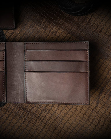 Adam Wallet – Ceylon Dark Brown Edition - Ceylon Leather Crafts
