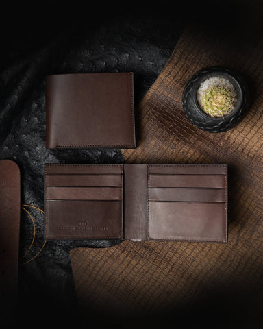Adam Wallet – Ceylon Dark Brown Edition - Ceylon Leather Crafts