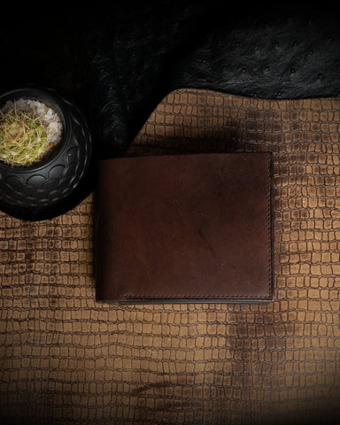 Adam Wallet – Ceylon Dark Brown Edition - Ceylon Leather Crafts