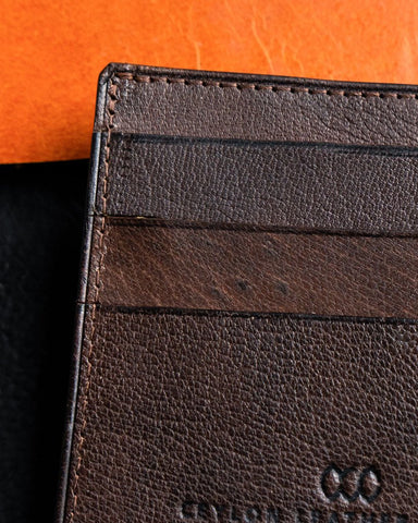 Adam Wallet – Coffee Brown Edition - Ceylon Leather Crafts