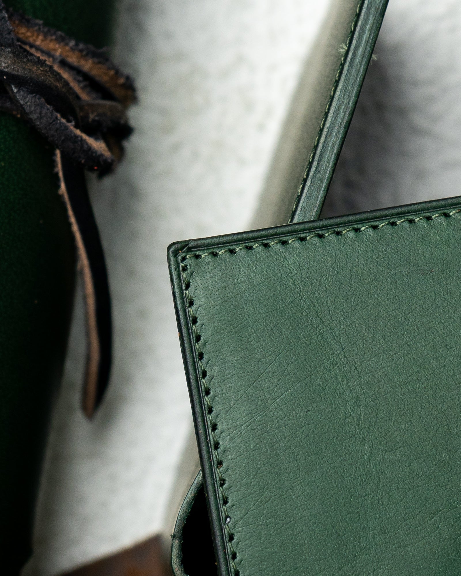 Adam Wallet – Green Indian Buffalo Full-Veg Leather - Ceylon Leather Crafts
