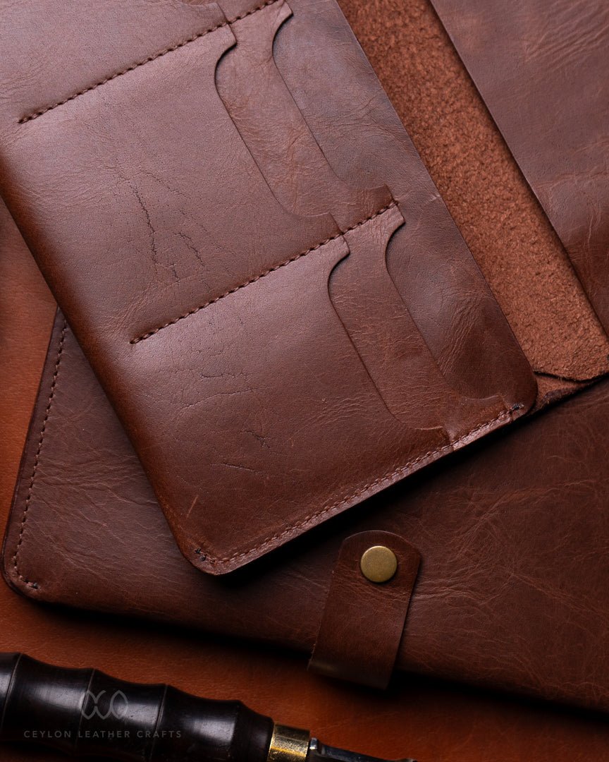 Aurora aged brown - Ceylon Leather Crafts