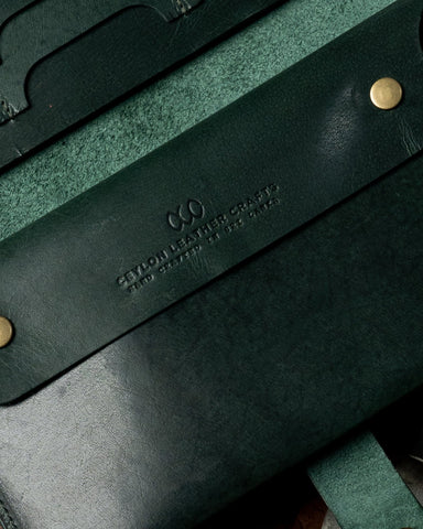 Aurora – Woody Green Leather Edition - Ceylon Leather Crafts