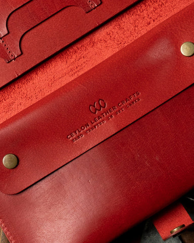 Aurora – Woody Wine Red Leather Edition - Ceylon Leather Crafts