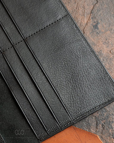 Caleb Black - Goat Leather - Ceylon Leather Crafts