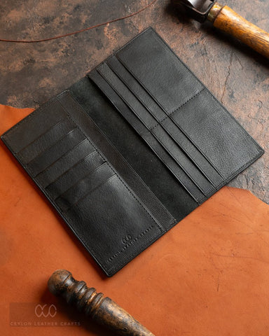 Caleb Black - Goat Leather - Ceylon Leather Crafts
