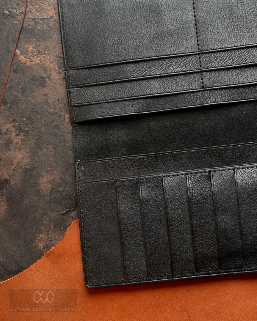 Caleb Black - Goat Leather - Ceylon Leather Crafts