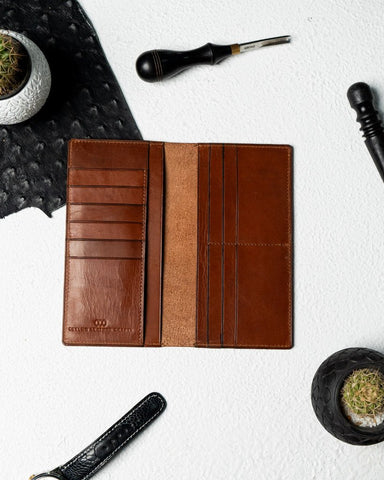Caleb Wallet – Italian Full - Veg Calf Leather Edition - Ceylon Leather Crafts