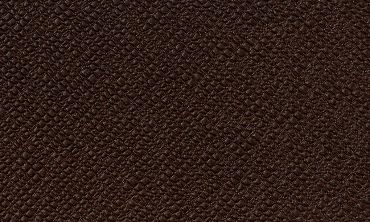 Top grain leather, magnified