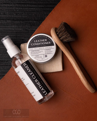 Ceylon Leather Care – Leather Conditioning Pack - Ceylon Leather Crafts