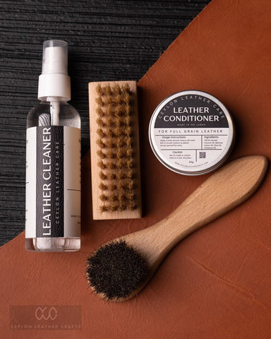 Ceylon Leather Care – Premium Pack - Ceylon Leather Crafts