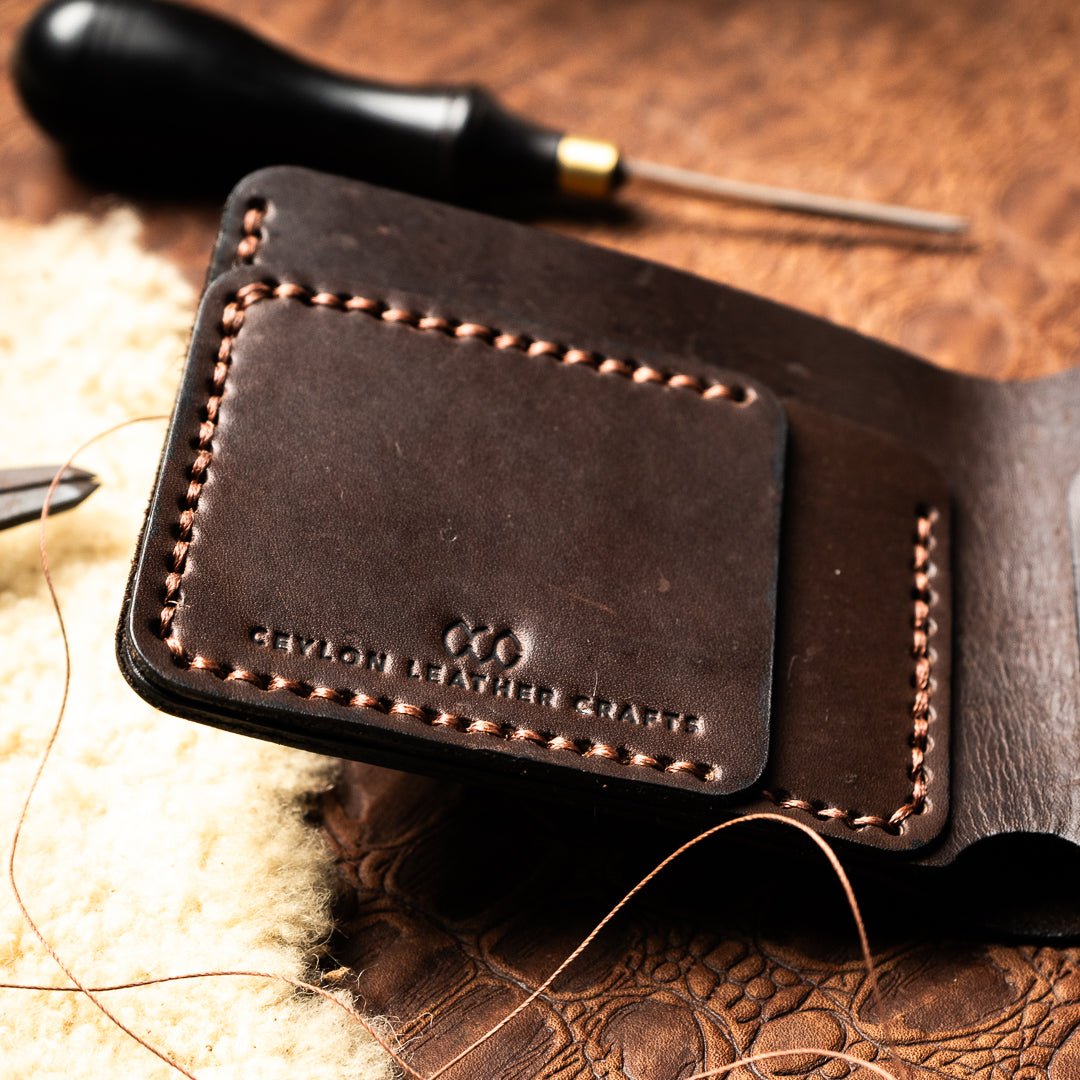 Hugo Coffee Brown - Cow Leather - Ceylon Leather Crafts