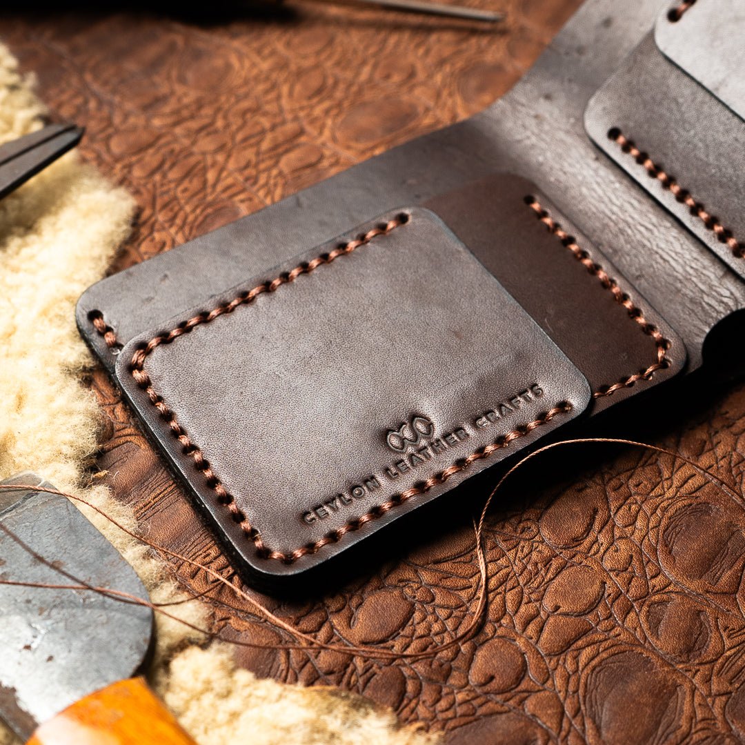 Hugo Coffee Brown - Cow Leather - Ceylon Leather Crafts