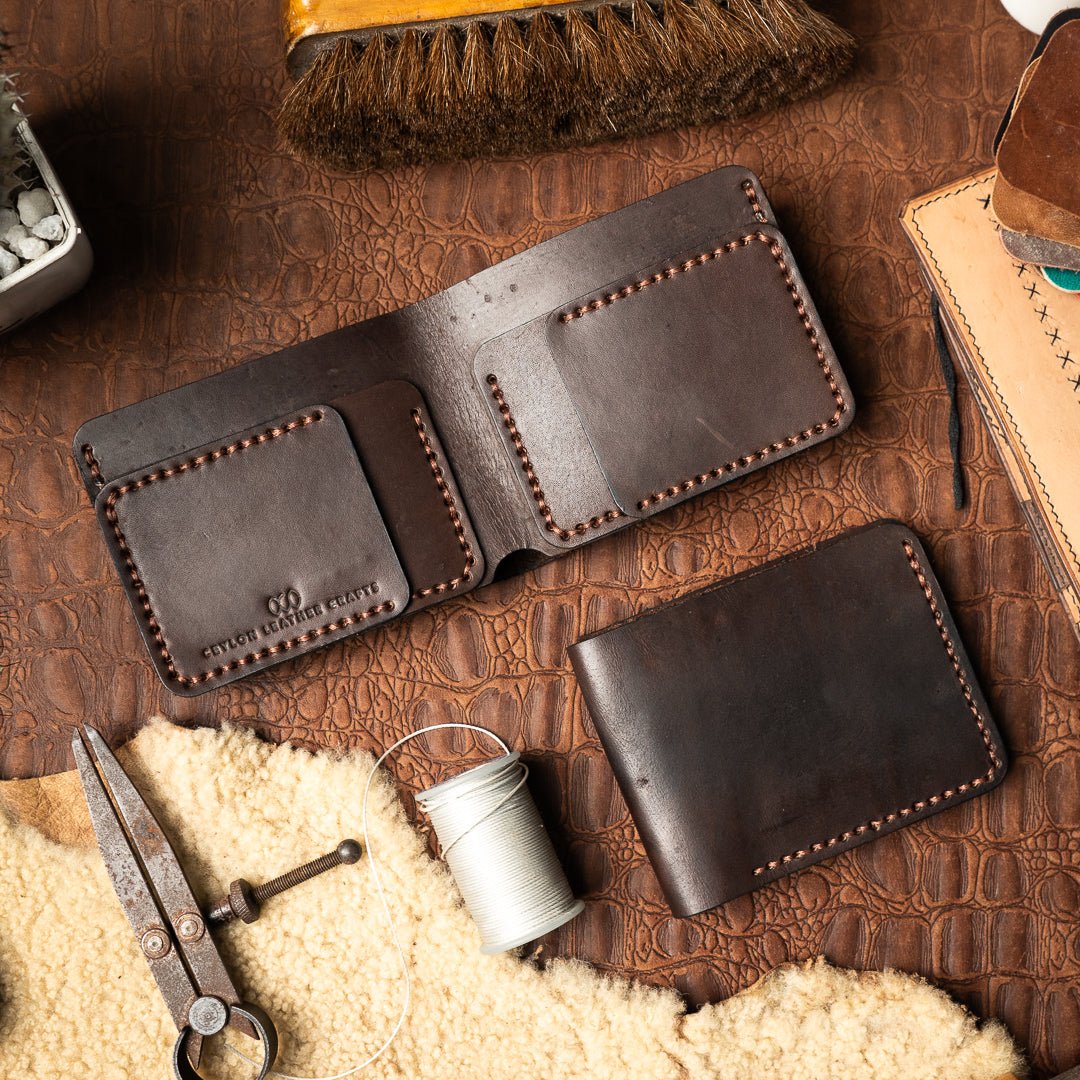 Hugo Coffee Brown - Cow Leather - Ceylon Leather Crafts