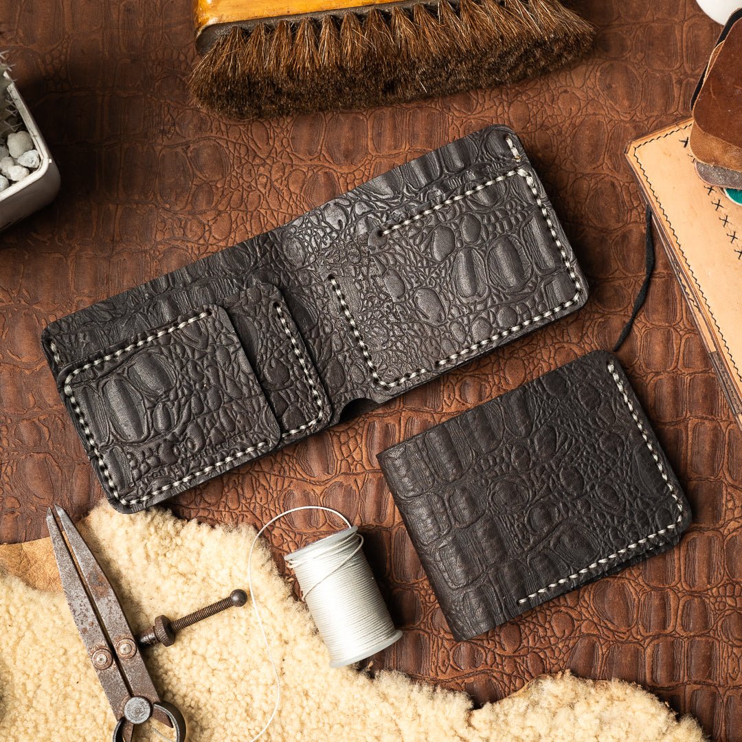 Hugo Crock Print Dark Brown - Ceylon Leather Crafts